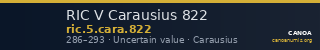 RIC V Carausius 822 — CANOA