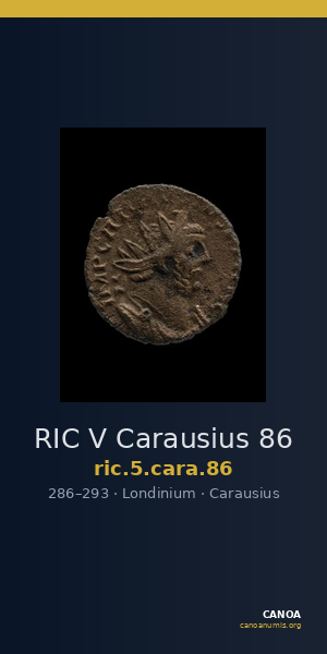 RIC V Carausius 86 — CANOA