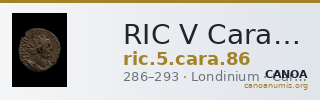 RIC V Carausius 86 — CANOA