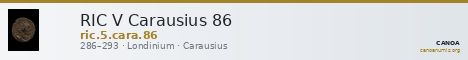 RIC V Carausius 86 — CANOA