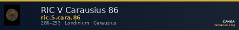 RIC V Carausius 86 — CANOA