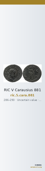 RIC V Carausius 881 — CANOA