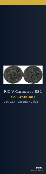 RIC V Carausius 881 — CANOA