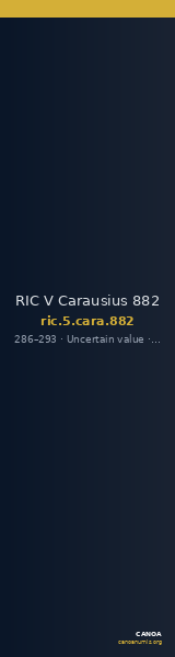 RIC V Carausius 882 — CANOA