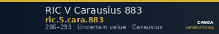 RIC V Carausius 883 — CANOA