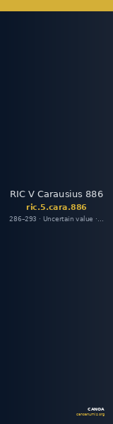 RIC V Carausius 886 — CANOA