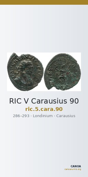 RIC V Carausius 90 — CANOA
