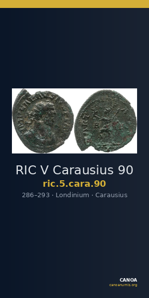 RIC V Carausius 90 — CANOA