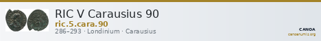 RIC V Carausius 90 — CANOA