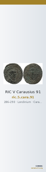 RIC V Carausius 91 — CANOA