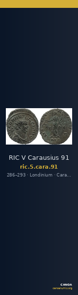 RIC V Carausius 91 — CANOA