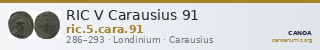 RIC V Carausius 91 — CANOA