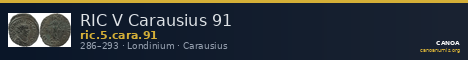 RIC V Carausius 91 — CANOA