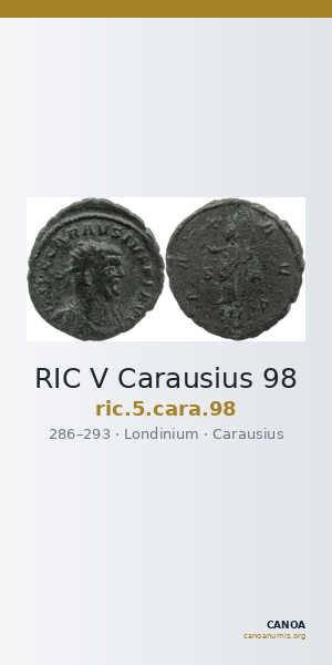 RIC V Carausius 98 — CANOA