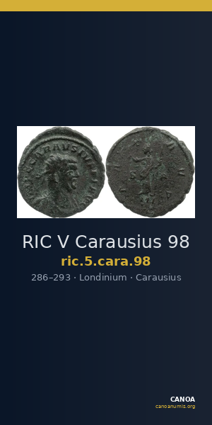 RIC V Carausius 98 — CANOA