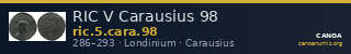 RIC V Carausius 98 — CANOA