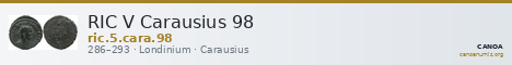 RIC V Carausius 98 — CANOA
