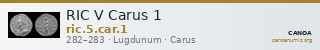 RIC V Carus 1 — CANOA