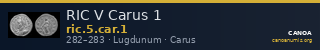 RIC V Carus 1 — CANOA