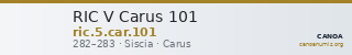 RIC V Carus 101 — CANOA