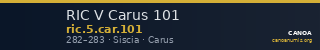 RIC V Carus 101 — CANOA
