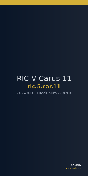 RIC V Carus 11 — CANOA