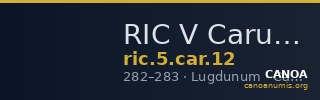 RIC V Carus 12 — CANOA