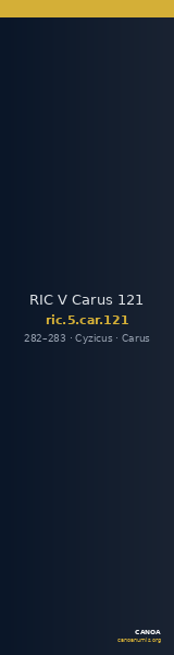 RIC V Carus 121 — CANOA