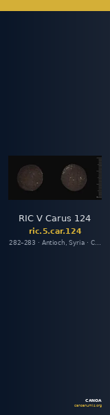 RIC V Carus 124 — CANOA