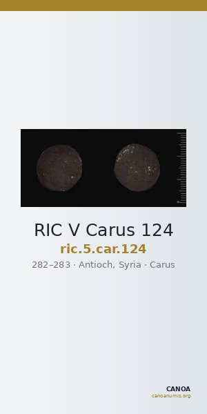 RIC V Carus 124 — CANOA