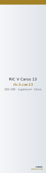 RIC V Carus 13 — CANOA