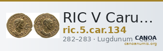 RIC V Carus 134 — CANOA