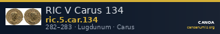 RIC V Carus 134 — CANOA
