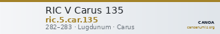 RIC V Carus 135 — CANOA