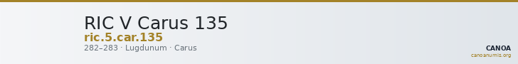 RIC V Carus 135 — CANOA