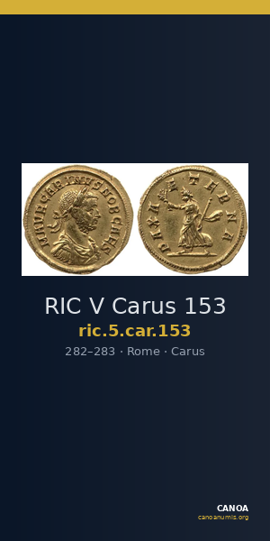 RIC V Carus 153 — CANOA