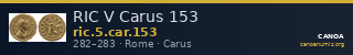 RIC V Carus 153 — CANOA