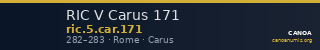 RIC V Carus 171 — CANOA