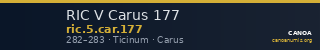 RIC V Carus 177 — CANOA
