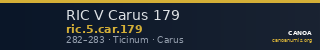 RIC V Carus 179 — CANOA