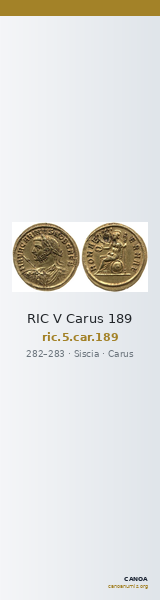 RIC V Carus 189 — CANOA