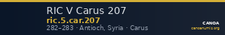 RIC V Carus 207 — CANOA