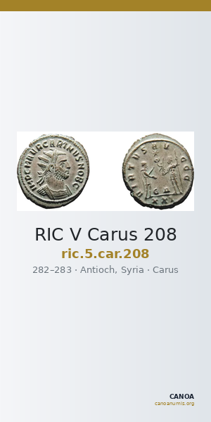 RIC V Carus 208 — CANOA