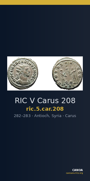 RIC V Carus 208 — CANOA