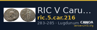RIC V Carus 216 — CANOA