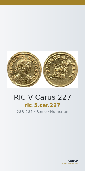RIC V Carus 227 — CANOA