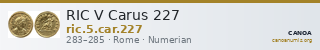 RIC V Carus 227 — CANOA