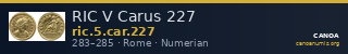 RIC V Carus 227 — CANOA