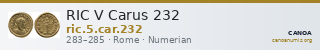 RIC V Carus 232 — CANOA
