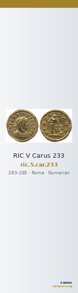 RIC V Carus 233 — CANOA